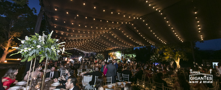 Toldos para bodas, Hacienda la Gloria